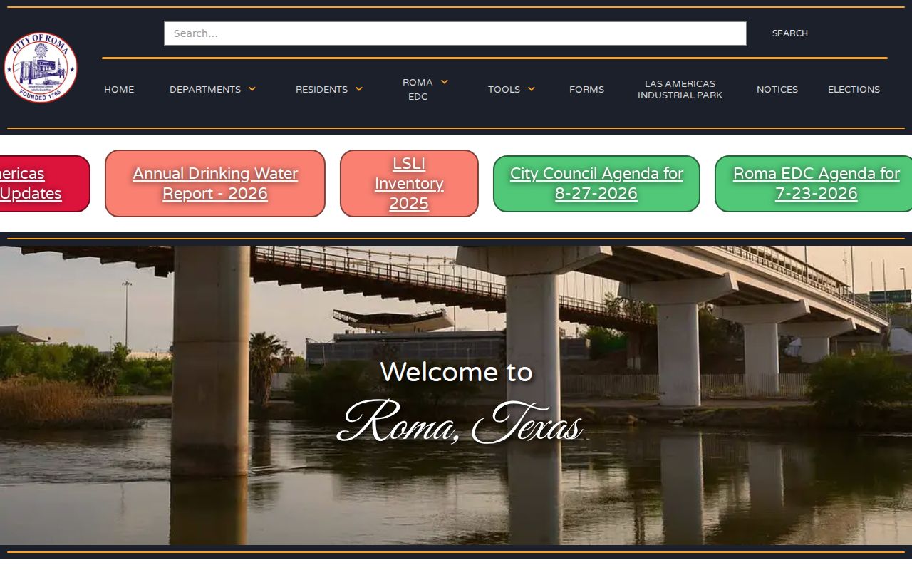 Roma warrant records: official Roma city contact and court links