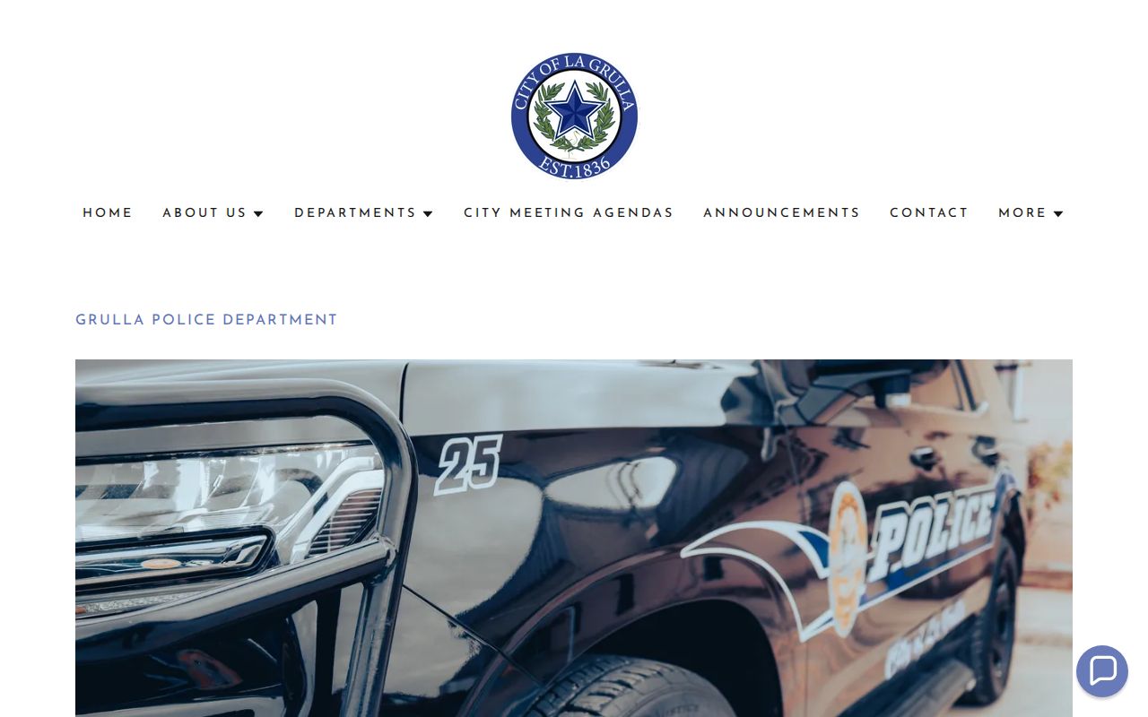 La Grulla warrant records: official La Grulla Police Department contact