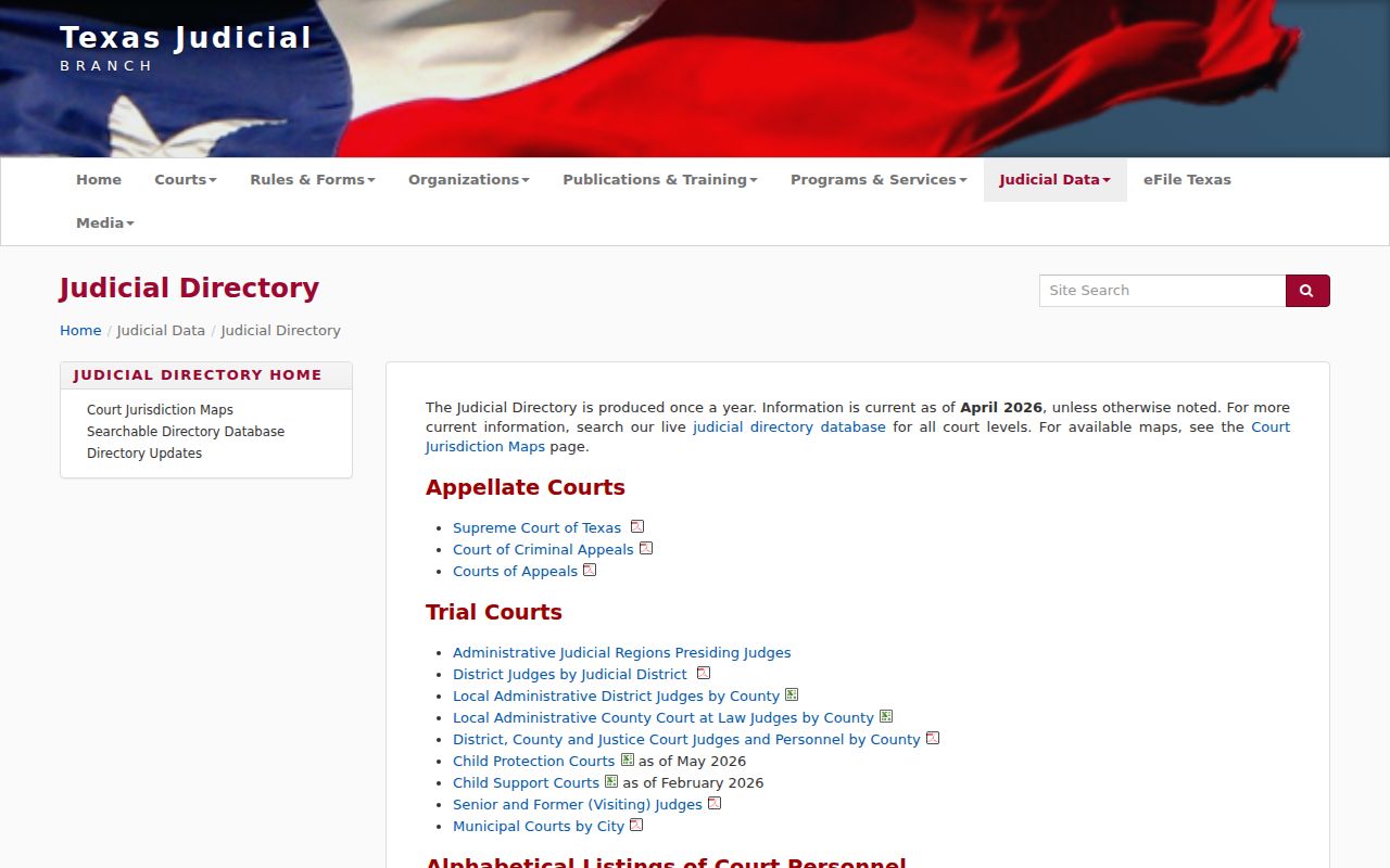 Starr County arrest warrant records: Texas judicial directory structure