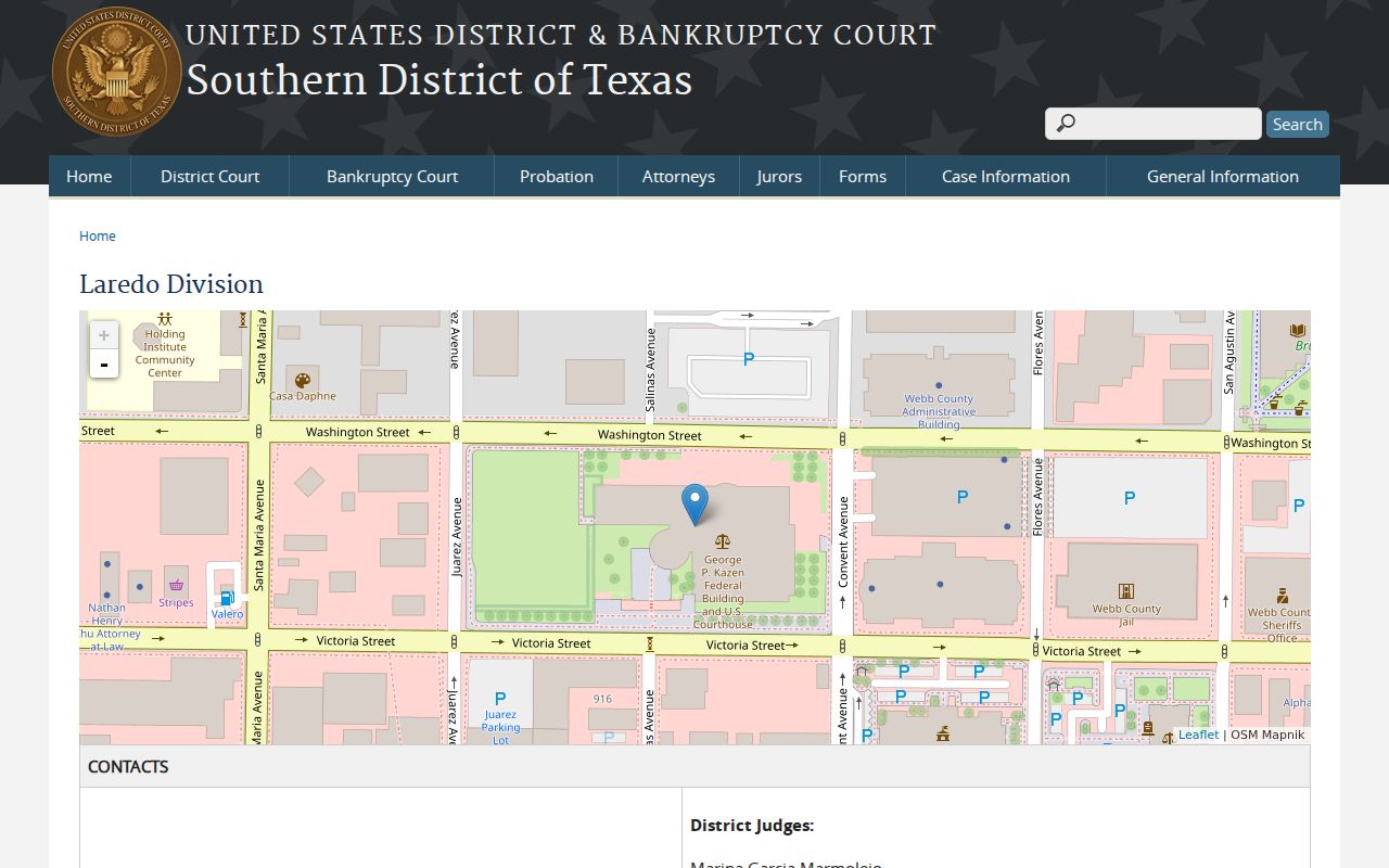 Starr County arrest warrant records: Southern District federal courthouse information