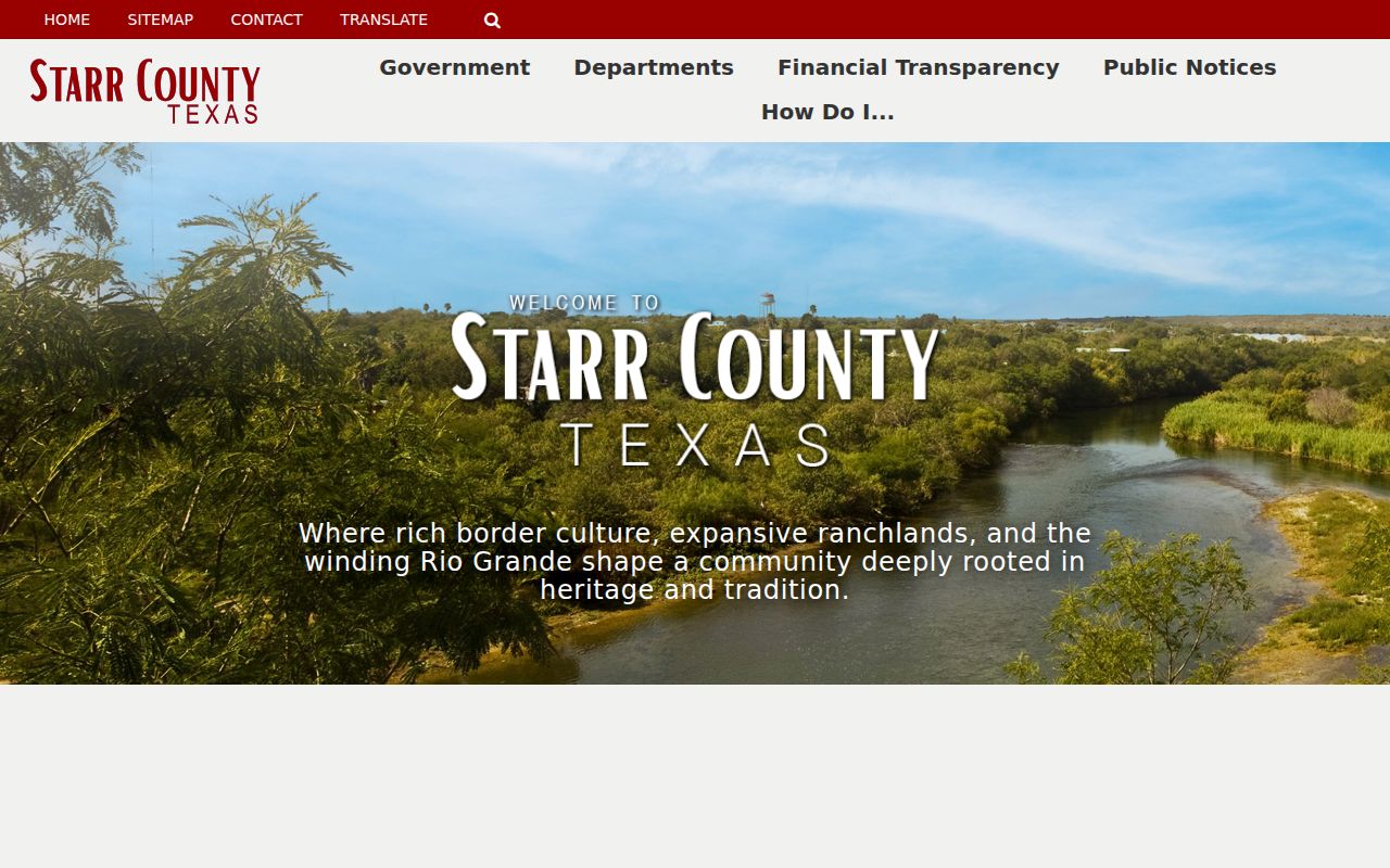 Starr County warrant records: official county government homepage